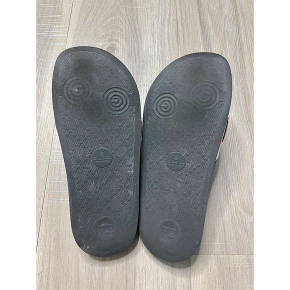 Gucci Logo Print Pool Slides 5.5 - Picture 12 of 13